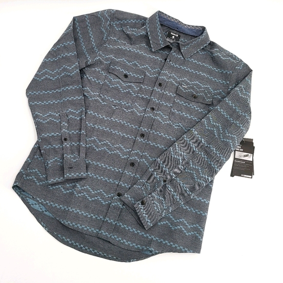 Hurley Dri Fit Buttom Down Aztec Print Shirt - Picture 2 of 10